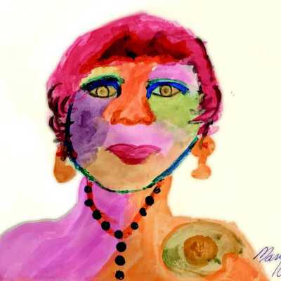 Davis Senior Center - Mary Fleming - Self Portrait