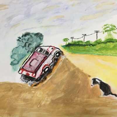 Cecilia Dela Cruz - Truck & Dog - Curry Senior Center