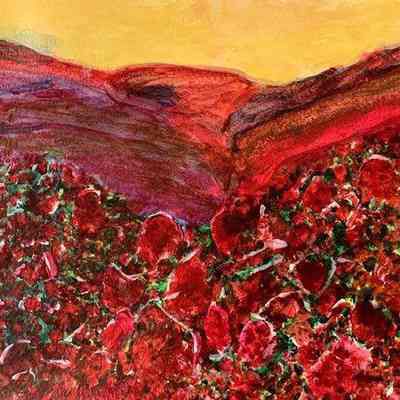 Anita Aurora - Field of Red Flowers - On Lok Peralta