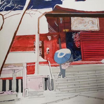 John Collister - Japanese Snowfall - Open Studio