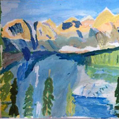 Indira Pai - Mountain River - On Lok Peralta