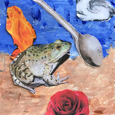 Paula Tschida - Frog and Rose
