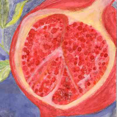 L'Shanah Tovah the Pomegranate - Pearl Pooner - Mission Plaza