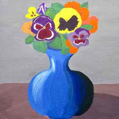 Community Living Campaign - Brenda Nussey - Posing Pansies