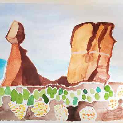 Oakwood Atherton - Sr. Linda Hayward - Desert Scene