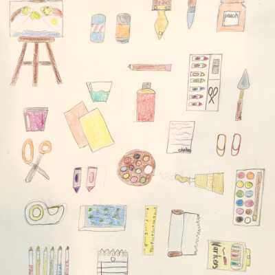 Chelsea Lee - Joy, Art Supplies! - AWE Open Studios