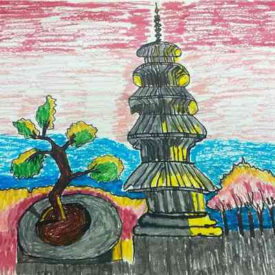 Curry Senior Center - Precilla Junia - Peace Pagoda, Japantown
