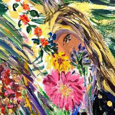 Connie Manning - Behind the Flowers - Rhoda Goldman Plaza