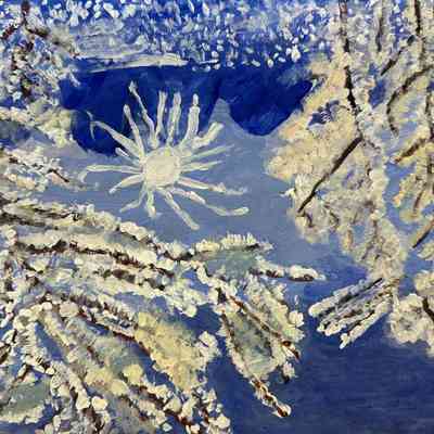 On Lok Peralta - Anita Aurora - Winter in Wonderland - Acrylic - Selected