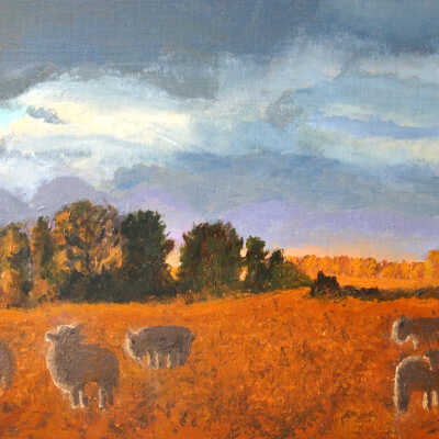 Rita O. Goldman - Grazing in the Early Evening - Reutlinger Community for Jewish Living