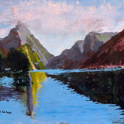 Rita R. Goldman - Reflections, Milford Sound - The Reutlinger Community