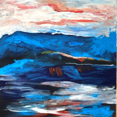 Sat. Open Studio- Pamela Osborne- Water Landscape