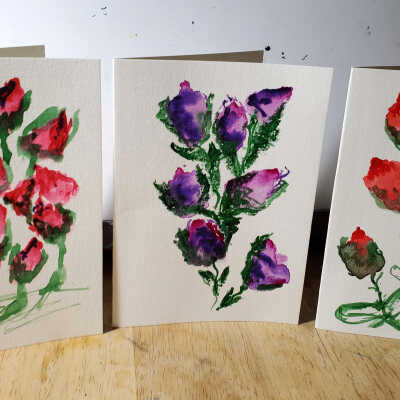 Carol Martin - Floral Cards - Open Studios