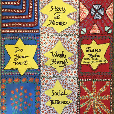 03 Covid-19 Quilt - Shirley Keller