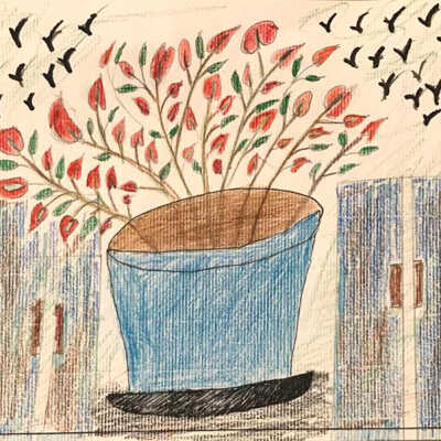 ADELAIDA MORENO- Mis Flores Predilectos, My Favorite Flowers- Mission Neighborhood Centers