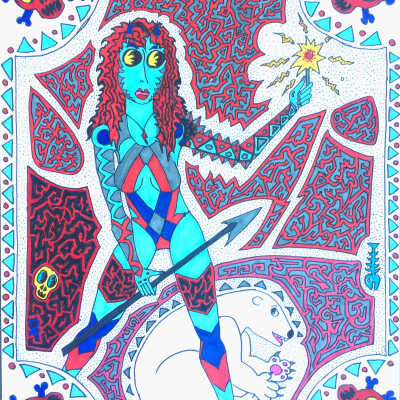LHH - Warrior Woman with Bear