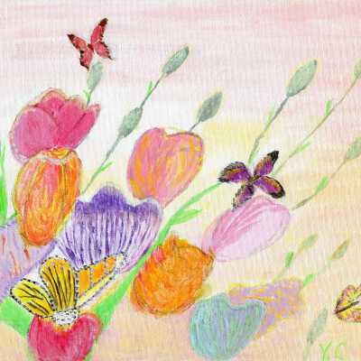 Oak Center Towers - Yu Chen - Spring Flowers - 2019
