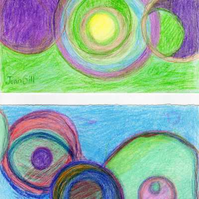 Reutlinger Community - Joan Gill - Circles of Color I & II - 2019