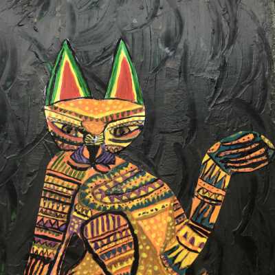 Sat. Open Studio- Mary Ann Taylor- World Cat