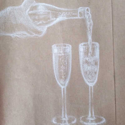 Western Park- Chieko Lafferty- Wine Glasses