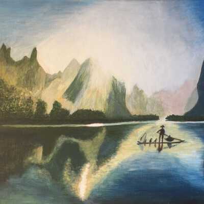 Agnes Ko - Bay Sunset - Cypress Golden Gate