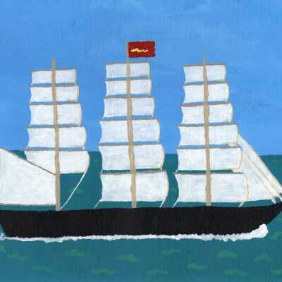 SF Senior Center - Thomas Seton McKay - Clipper Ship - 2019