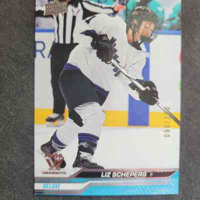 23-24 Liz Schepers Base Card Deluxe 090/250 PWHL Minnesota