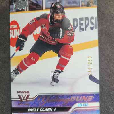 23-24 Emily Clark Young Guns Deluxe 246/250 PWHL Ottawa