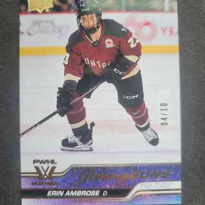23-24 Erin Ambrose Young Guns High Gloss 04/10 PWHL Montreal