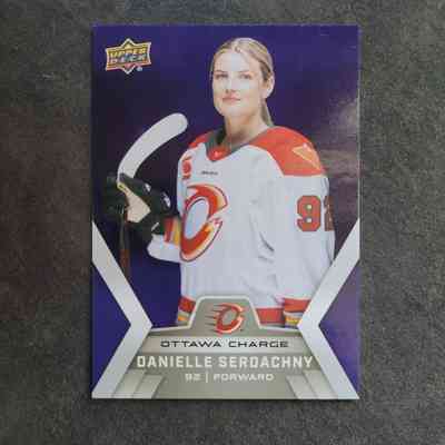 24-25 Danielle Serdachny Showcase Purple Exclusive /250 Ottawa Charge