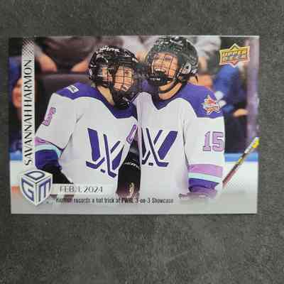 23-24 Savannah Harmon Game Dated Moments Card