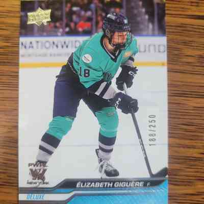 23-24 Elizabeth Giguere Base Card Deluxe 188/250 PWHL New York
