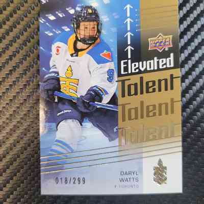 24-25 Daryl Watts Gold Elevated Talent 018/299 Toronto Sceptres
