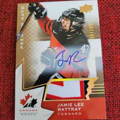 2023 Jamie Lee Rattray Auto Patch 155/199 Team Canada