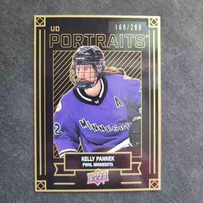 23-24 Kelly Pannek Gold Portrait 168/299 PWHL Minnesota