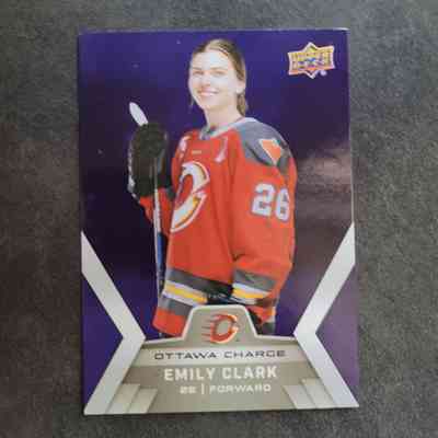 24-25 Emily Clark Showcase Purple Exclusive /250 Ottawa Charge