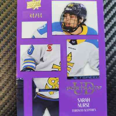 24-25 Sarah Nurse Purple Portrait 46/50 Toronto Sceptres