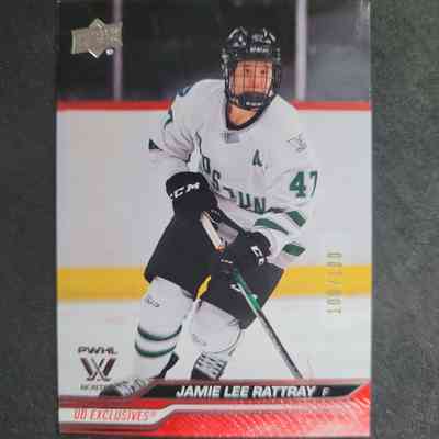 23-24 Jamie Lee Rattray Base Card UD Exclusives 100/100 PWHL Boston