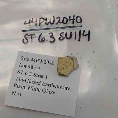 Tin Glazed Earthware Plain White Glaze