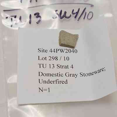 Domestic Gray Stoneware Underfired