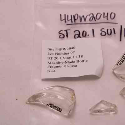 Clear bottle Fragment