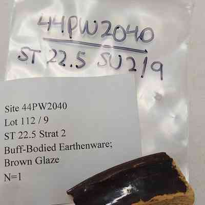 Buffed-Bodied Earthware; Brown Glaze