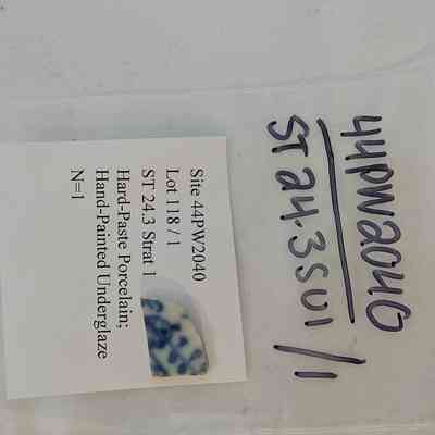 Hard Paste Porcelain fragment