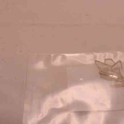 Bottle fragment; clear