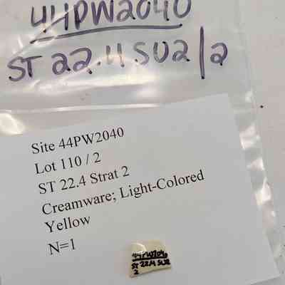 Creamware; Light-Colored