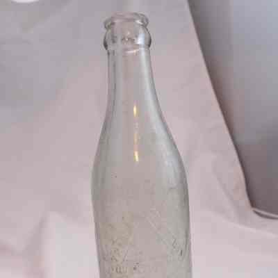 glass bottle, clear