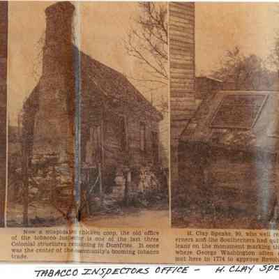 Washington Evening Star Photo & Article: Tobacco Inspectors' Office