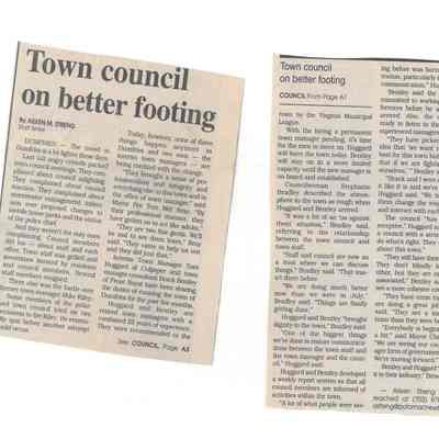Town council on better footing