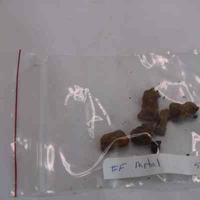 5 Metal fragments