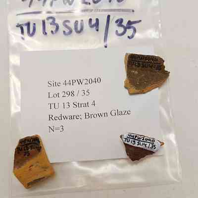 Redware; Brown Glaze